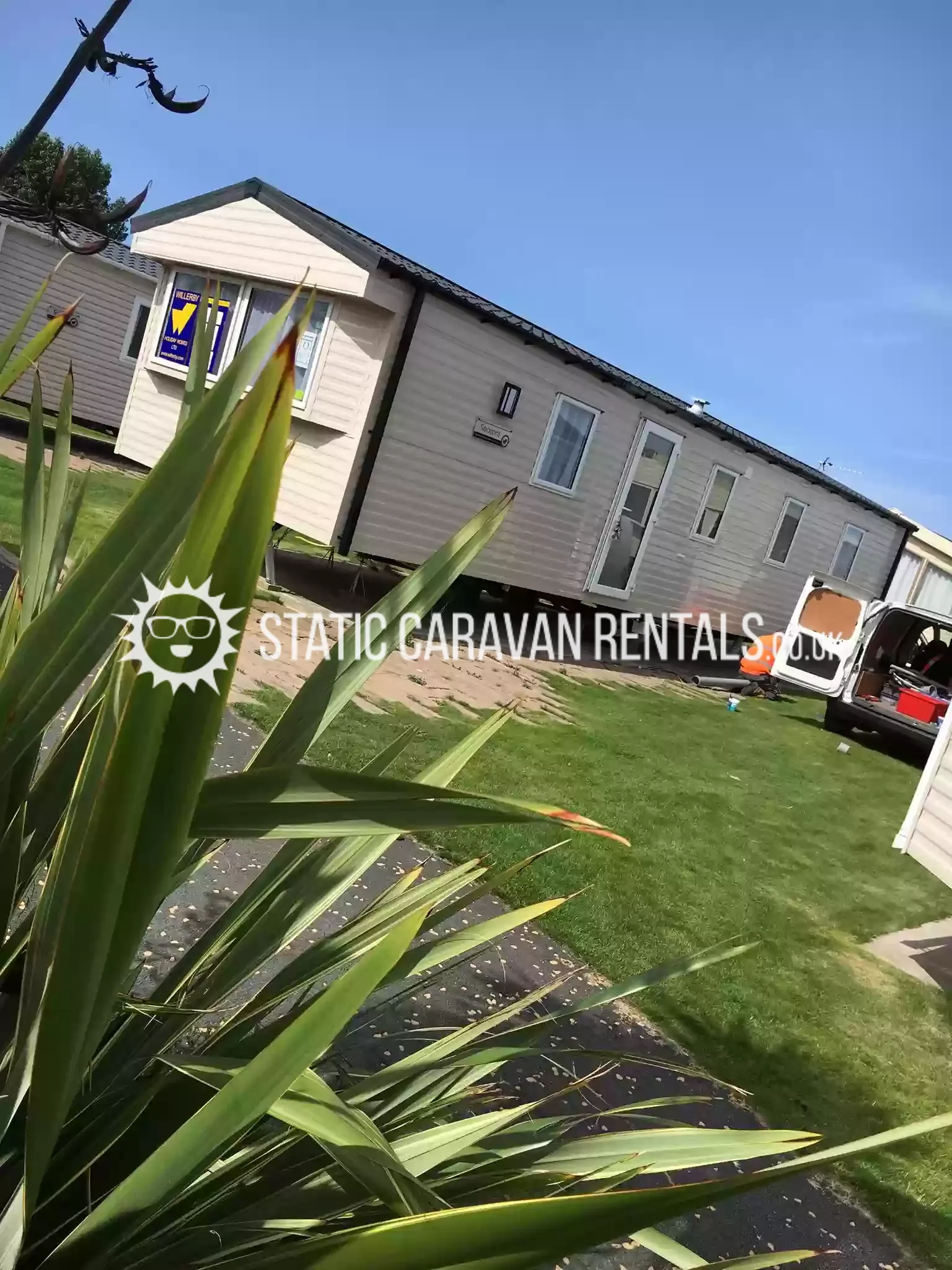 3 Private Carvan for Hire Presthaven Holiday Park, Prestatyn, Denbighshire, Wales