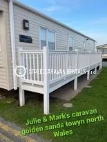 7 Private Carvan for Hire golden sands holiday park, Towyn, Conwy, Wales