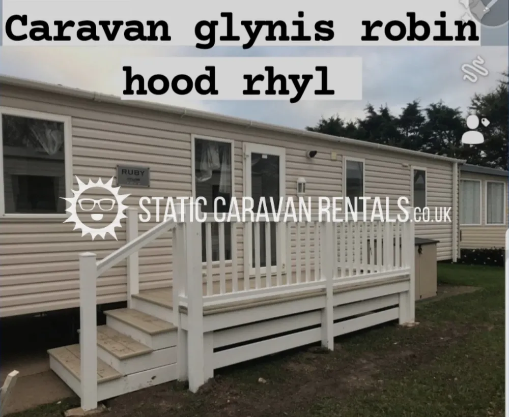 Private Carvan for Hire Lyons Robin Hood Holiday Park, Rhyl, Denbighshire, Wales