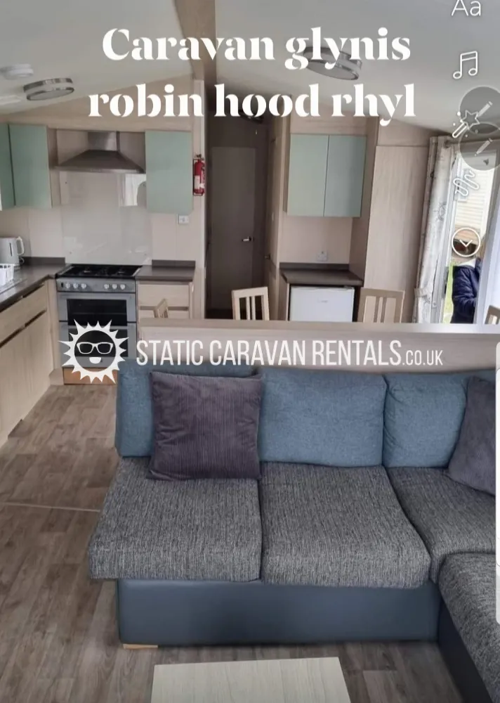 2 Private Carvan for Hire Lyons Robin Hood Holiday Park, Rhyl, Denbighshire, Wales