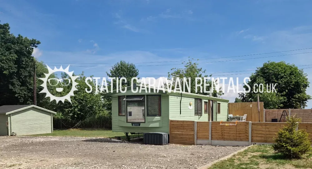 Main Private Carvan for Hire Sycamore Cottage Campsite, Goxhill, Lincolnshire, England