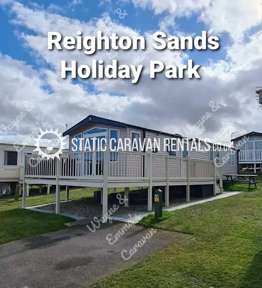 Private Carvan for Hire Reighton Sands Holiday Park Haven, Nr. Filey, East Riding of Yorkshire, England