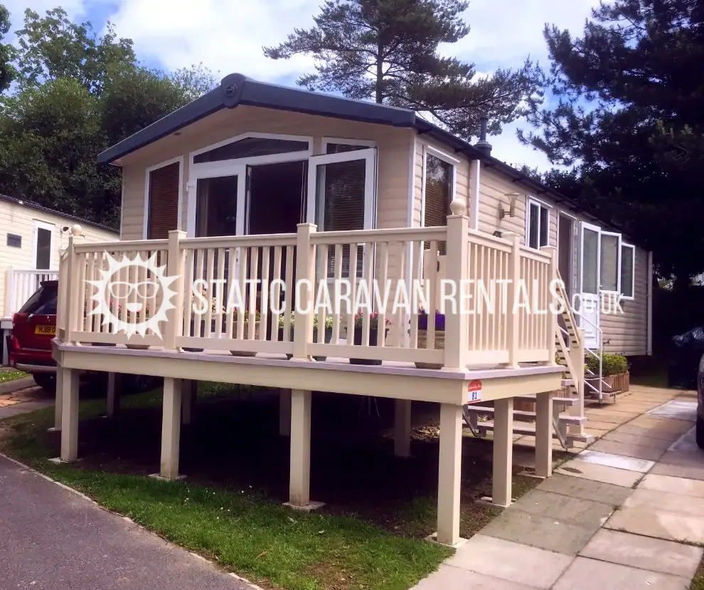 Private Carvan for Hire Rockley Park Holiday Park, Poole, Poole, Dorset, England
