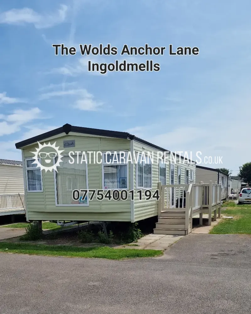 Private Carvan for Hire The Wolds Holiday Park, Ingoldmells, Lincolnshire, England
