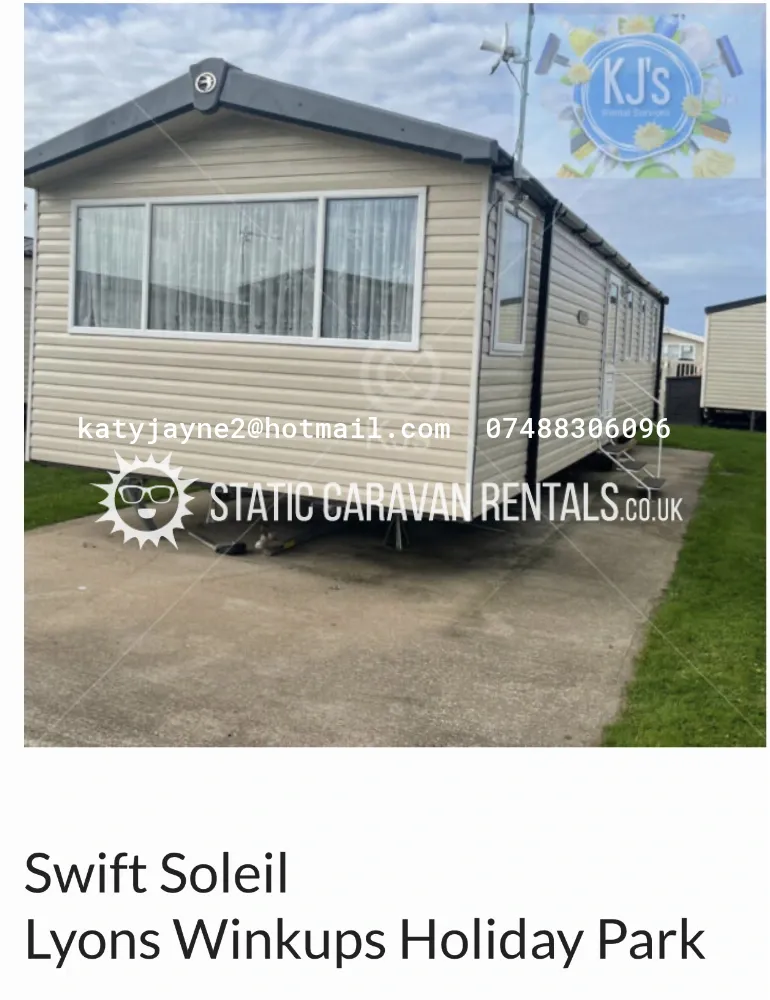 Main Private Carvan for Hire Lyons Winkups Holiday Park, Towyn, Rhyl, Conwy