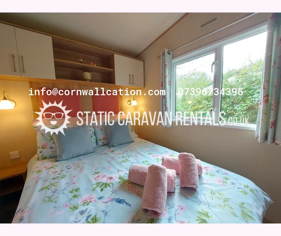 12 Static Private Carvan for Rent River Valley Country Park, Relubbus, Cornwall, England