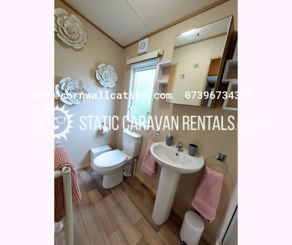 20 Static Private Carvan for Rent River Valley Country Park, Relubbus, Cornwall, England