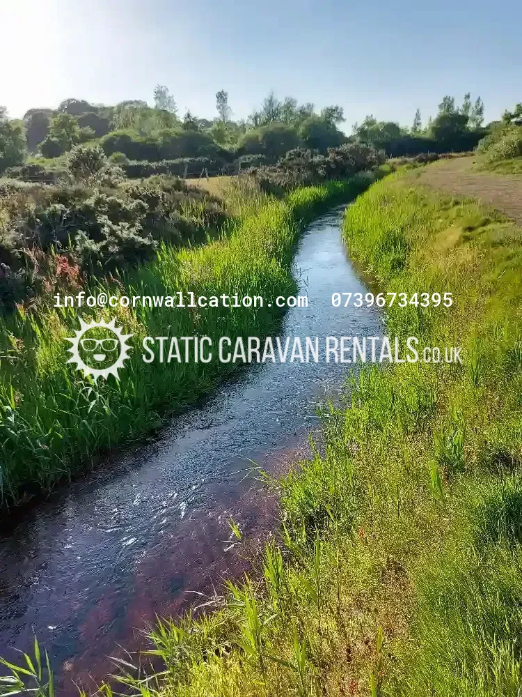 22 Private Carvan for Hire River Valley Country Park, Relubbus, Cornwall, England