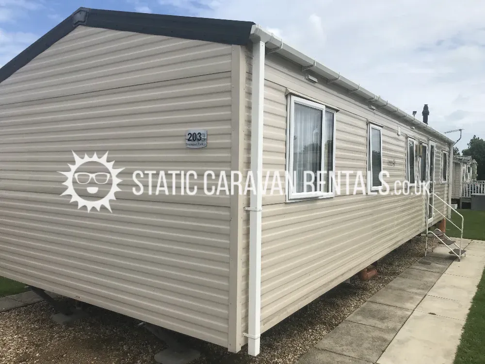 Private Carvan for Hire Golden Palm Resort, Chapel St Leonards, Skegness, Lincolnshire, England