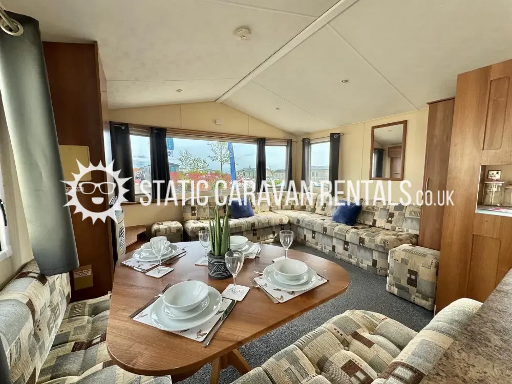 Private Carvan for Hire Cayton Bay Holiday Park, Cayton Bay, North Yorkshire, England
