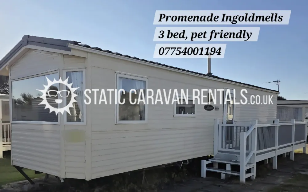 Private Carvan for Hire Promenade  Park, Ingoldmells, Lincolnshire, England