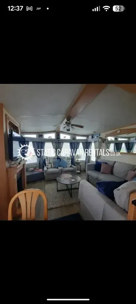 Private Carvan for Hire Coastfields Holiday Village, Ingoldmells, Skegness, Lincolnshire, England