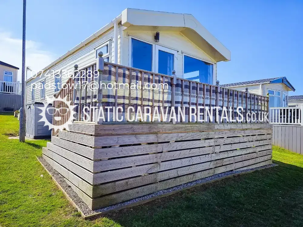 Private Carvan for Hire Liskey Hill Holiday Park, Perranporth, ST AUSTELL, Cornwall, England