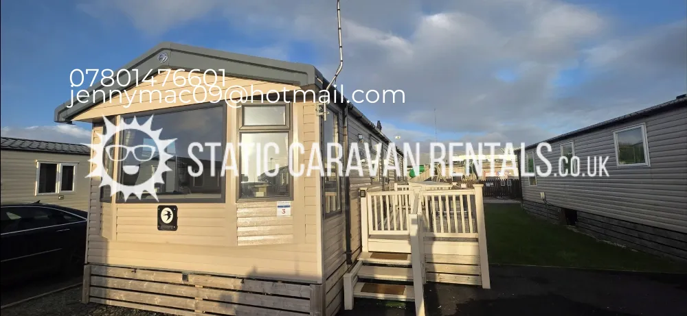 Private Carvan for Hire Ocean Edge Holiday Park, Heysham, Morecambe, Lancashire, England