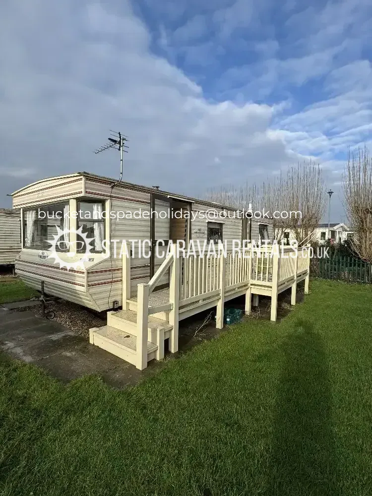 Private Carvan for Hire Happy Days Caravan Park, Chapel St Leonards, Skegness, Lincolnshire, England