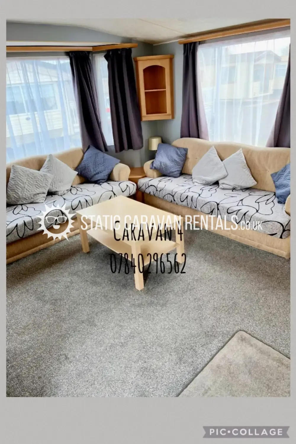 Private Carvan for Hire Happy Days Caravan Park, Towyn, Abergele, Wales, Wales