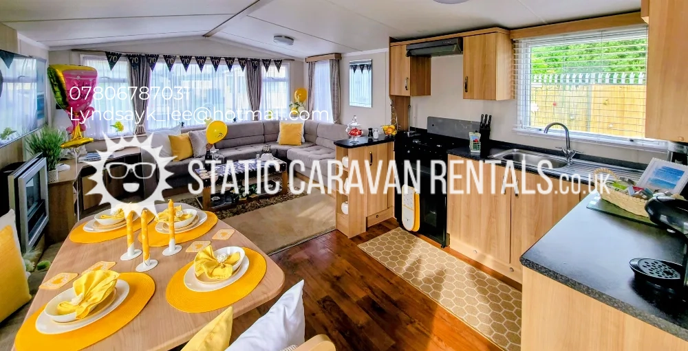 Private Carvan for Hire Butlins Skegness Caravan Village, Ingoldmells, Skegness, Lincolnshire, England