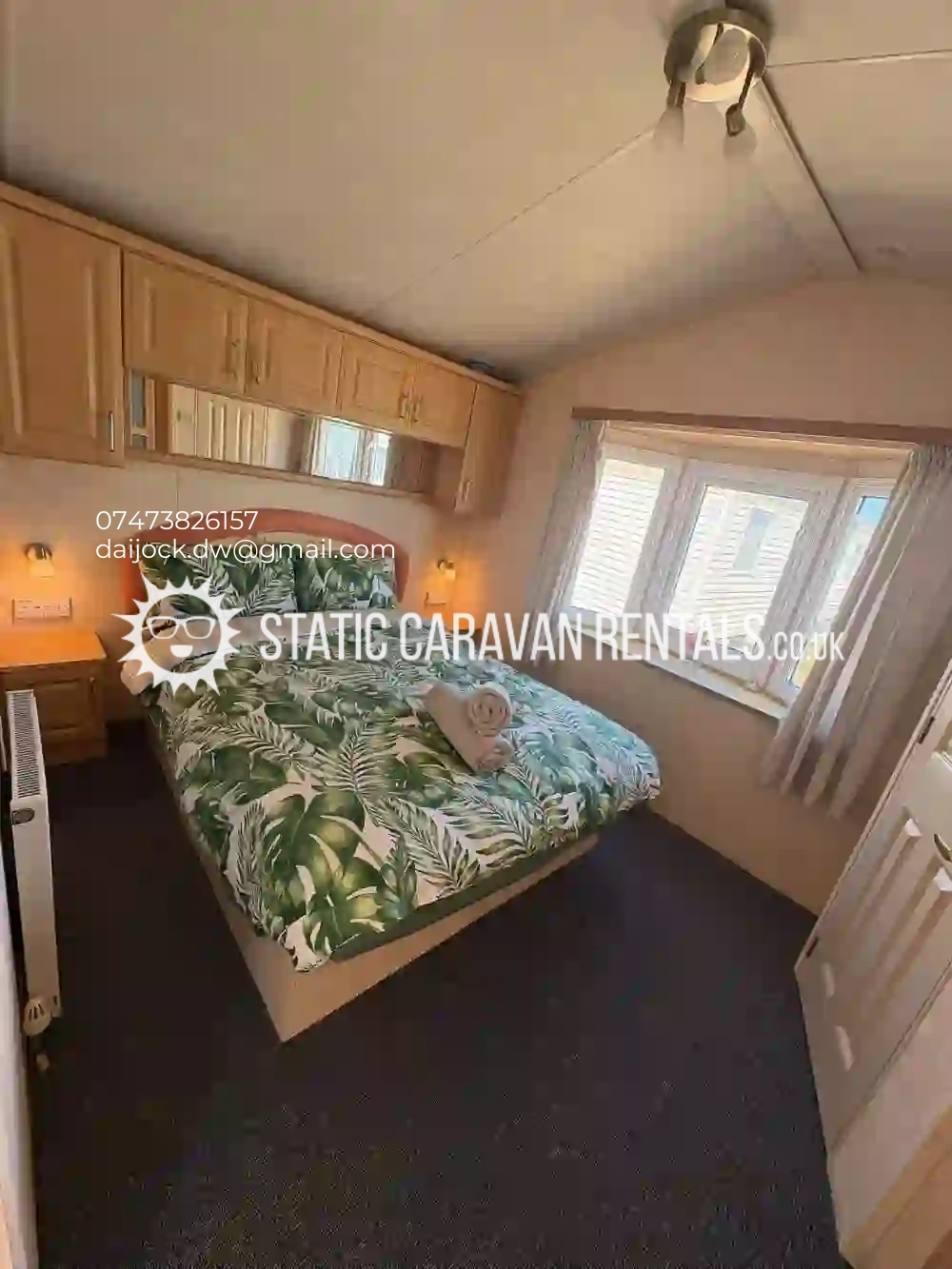 Private Carvan for Hire Happy Days Caravan Park, Towyn, Rhyl, Conwy, Wales